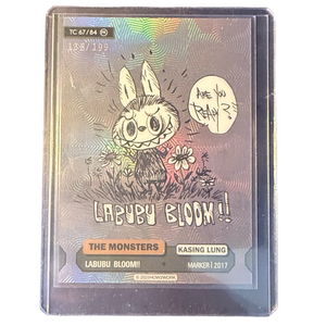 How2Work The Monsters Series 3 “Labubu Bloom” Silver PR 138/199 Trading Card